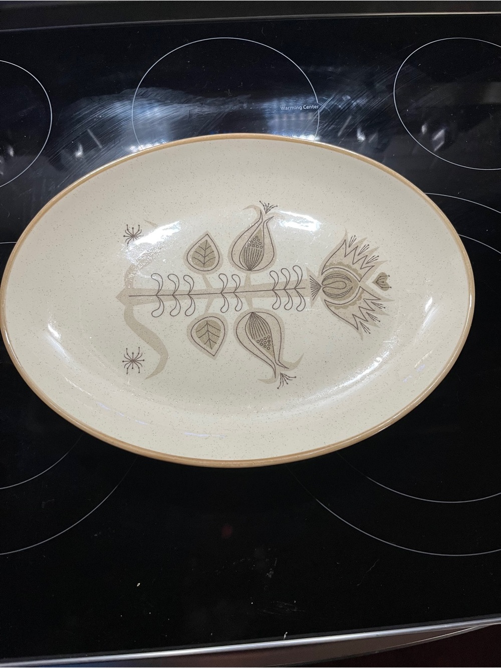 Vtg MCM Franciscan Spice Platter